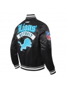Detroit Lions Best of Classic Rib Satin Jacket Detroit Lions Best of Classic Rib Satin Jacket