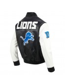 Detroit Lions City Signature Men's Leather Varsity Jacket
