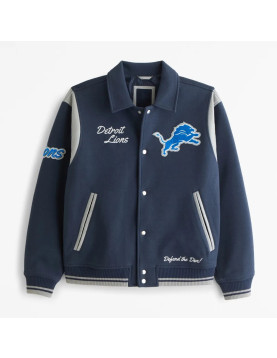 Detroit Lions Defend The Den Varsity Jacket