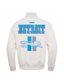 Detroit Lions Pro Game Day Retro Eggshell Jacket