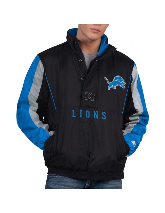 Detroit Lions Thursday Night Gridiron Half-Zip Jacket