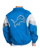 Detroit Lions Yard Line Blue Full-Zip Jacket