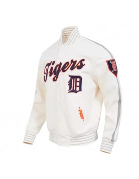 Detroit Tigers Logo Game Day Eggshell Jacket