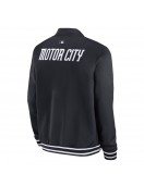 Detroit Tigers Motor City Black Bomber Full-Zip Jacket