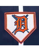Detroit Tigers Navy Double Knit Game Day Current Logo Full-Snap Jacket
