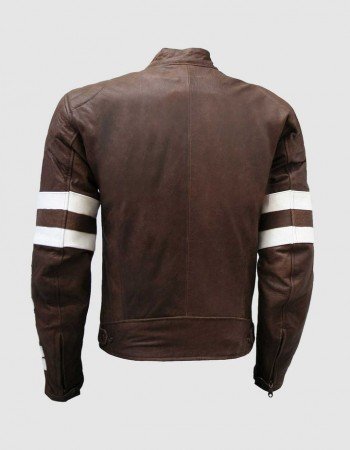 Distressed Vintage Look Men’s Brown Leather Jacket Distressed Vintage Look Men’s Brown Leather Jacket
