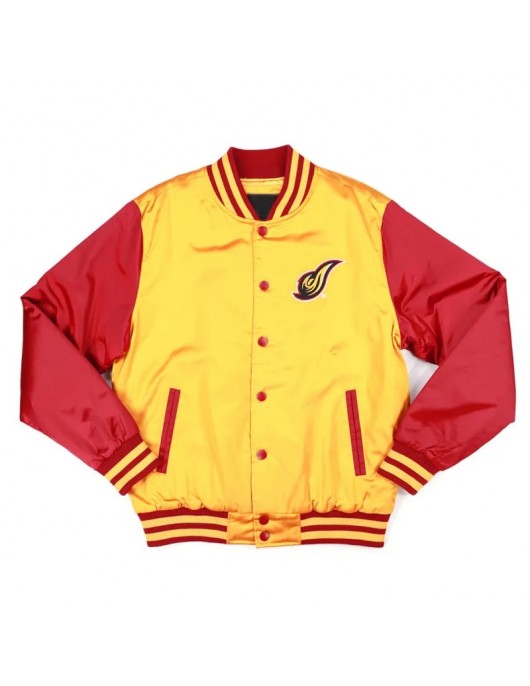 District of Columbia Gold and Red Baseball Jacket