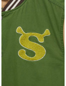 DreamWorks Shrek Logo Green Varsity Jacket