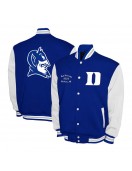 Duke Blue Devils Fleece Royal and White Varsity Jacket