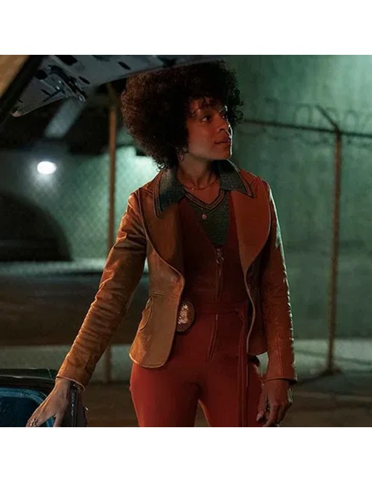 Duster Rachel Hilson Leather Jacket