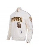 Eggshell San Diego Padres Game Day Logo Jacket