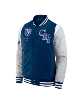 Elements Elite Chicago Bears Navy Jacket