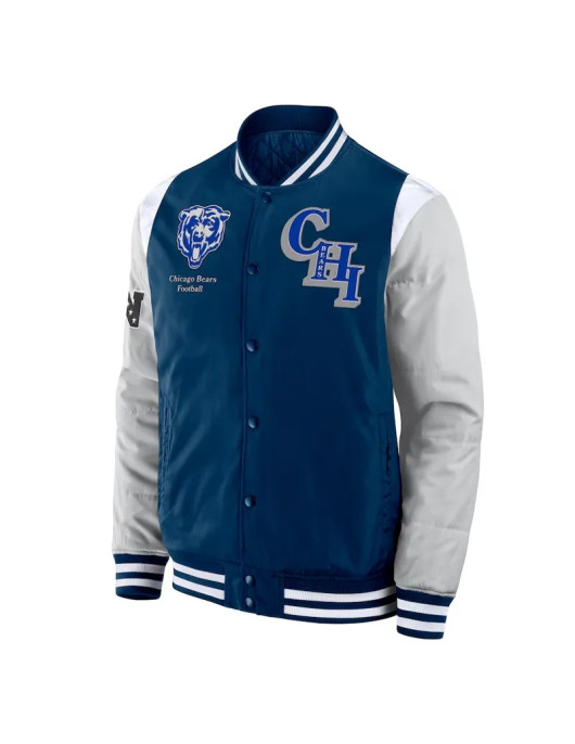 Elements Elite Chicago Bears Navy Jacket