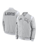 Elements Elite Detroit Lions Gray Jacket