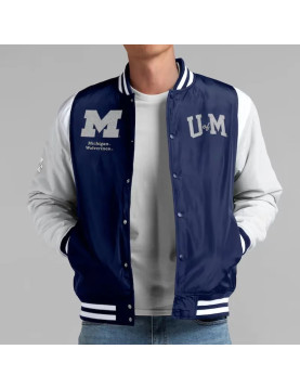 Elements Elite Michigan Wolverines Navy Jacket