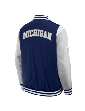 Elements Elite Michigan Wolverines Navy Jacket