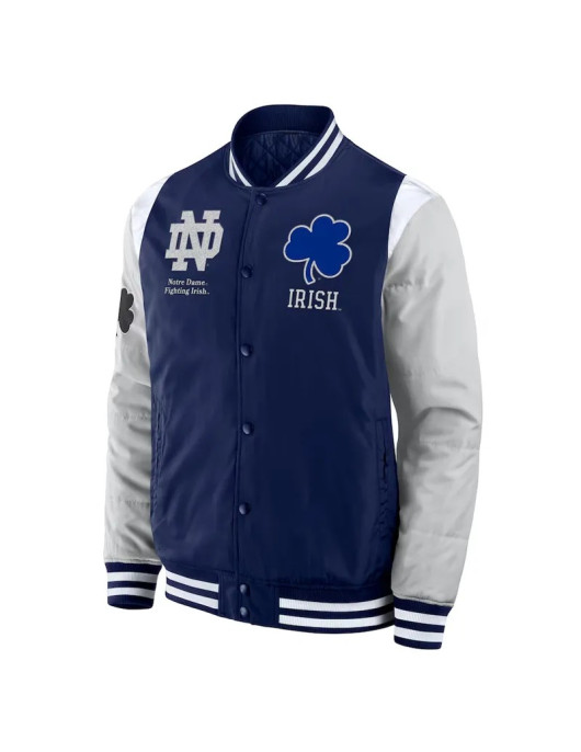 Elements Elite Notre Dame Fighting Irish Navy Jacket