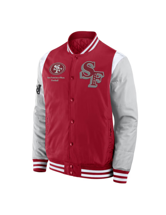 Elements Elite San Francisco 49ers Scarlet Jacket