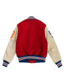 Eric Emanuel Letterman Wool/Leather Jacket