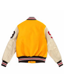 Eric Emanuel Letterman Wool/Leather Jacket