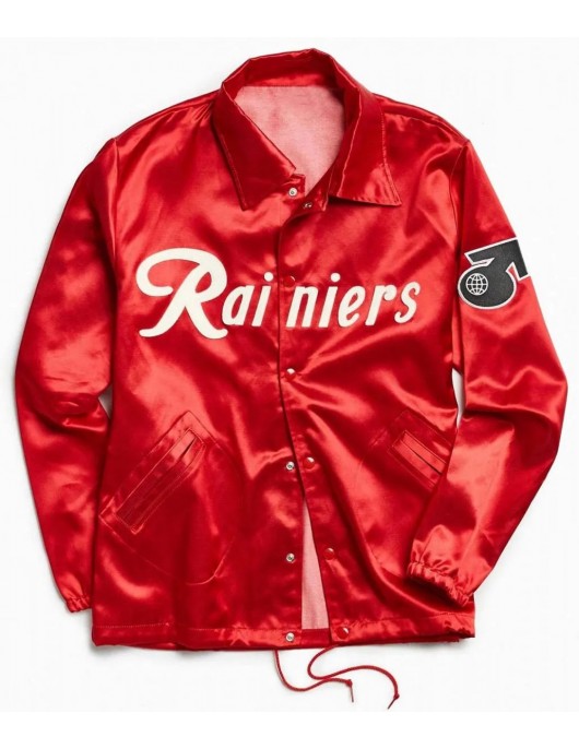 Field Flannels Seattle Rainiers Satin Windbreaker
