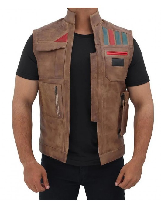 Finn The Rise of Skywalker Leather Vest