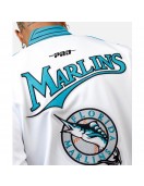Florida Marlins Logo Game Day White Jacket