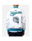 Florida Marlins Logo Game Day White Jacket