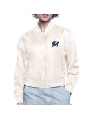 Florida Marlins Printed Logo Varsity Satin Jacket