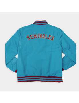Florida State Seminole Turquoise Bomber Jacket