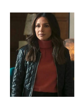 Fool Me Once Michelle Keegan Quilted Leather Jacket