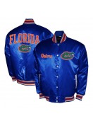 Franchise Club Florida Gators Full-Snap Royal Varsity Satin Jacket Franchise Club Florida Gators Full-Snap Royal Varsity Satin Jacket