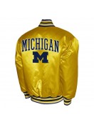 Franchise Club Michigan Wolverines Satin Jacket