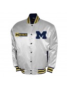 Franchise Club Michigan Wolverines Satin Jacket