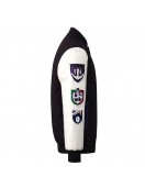 Fremantle Dockers Collegiate Black and White Varsity Jacket