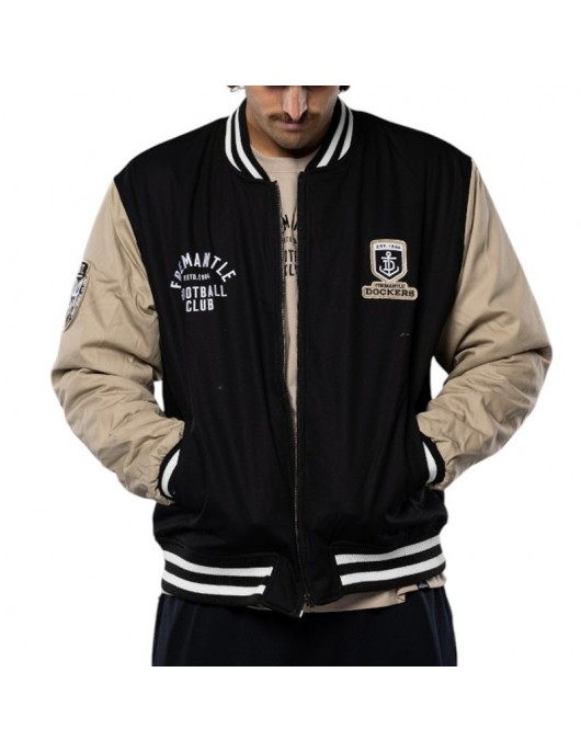Fremantle Dockers Lock Up Varsity Cotton Jacket