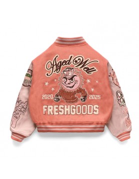 Freshgoods Aged Well Varsity – Peach Orange Edition