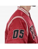 Fubu College Teddy Varsity Satin Jacket Fubu College Teddy Varsity Satin Jacket