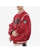 Fubu College Teddy Varsity Satin Jacket Fubu College Teddy Varsity Satin Jacket