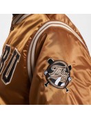 Fubu College Teddy Varsity Satin Jacket Fubu College Teddy Varsity Satin Jacket