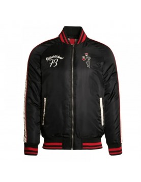 Full-Zip Jacket St Kilda Saints Vintage Black Bomber 