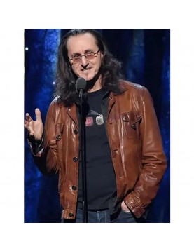 Geddy Lee Asks Are Bass Players Human Too Leather Jacket