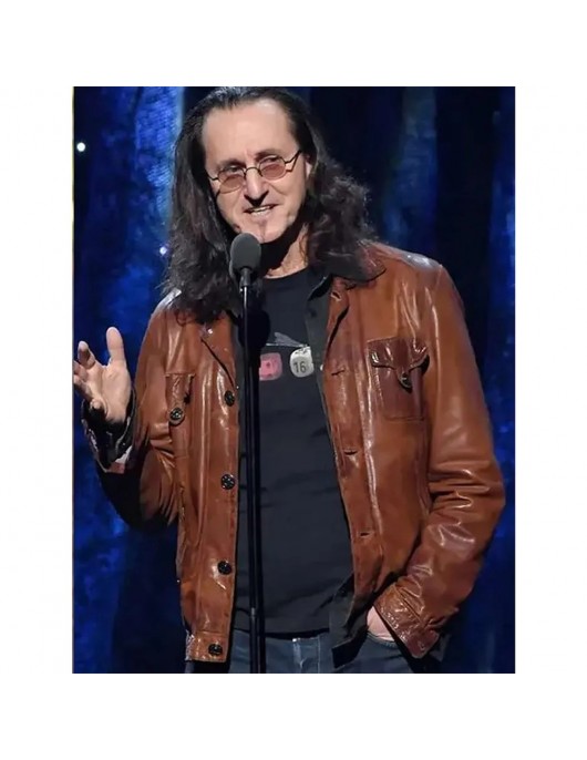 Geddy Lee Asks Are Bass Players Human Too Leather Jacket