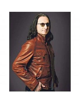 Geddy Lee Asks Are Bass Players Human Too Leather Jacket
