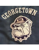 Georgetown Hoyas University 90s Navy Satin Jacket
