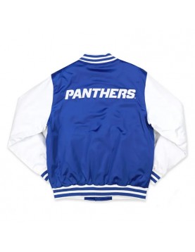 Georgia State University Royal and White Baseball Jacket