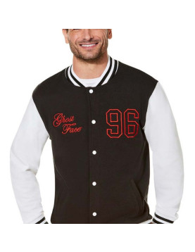Ghost Face Scream Halloween Varsity Jacket
