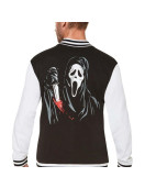 Ghost Face Scream Halloween Varsity Jacket