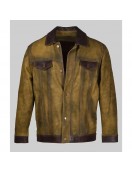 Glen Powell Hit Man Leather Jacket