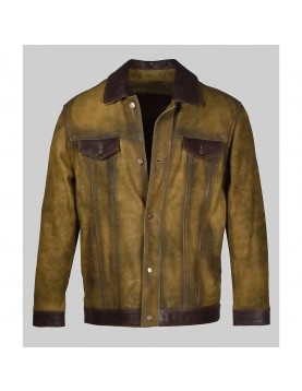 Glen Powell Hit Man Leather Jacket